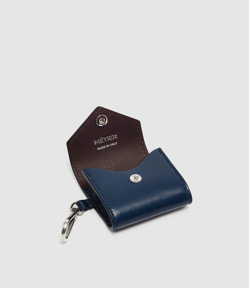 Airpods Case Buttery Nappa Sapphire