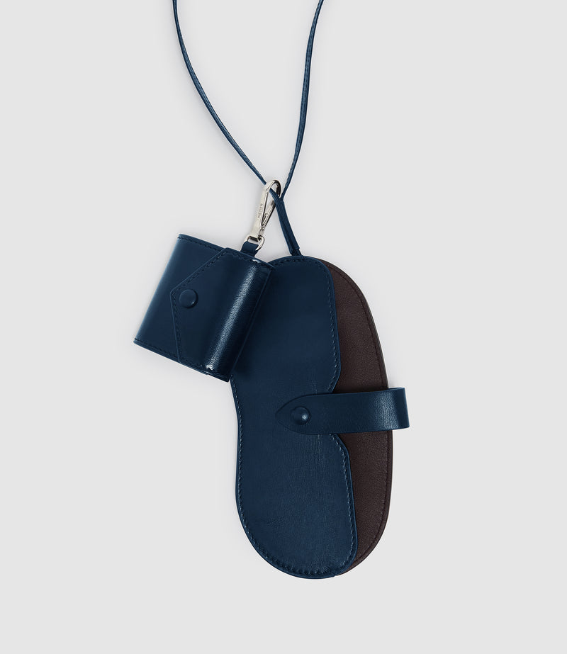 Airpods Case Buttery Nappa Sapphire