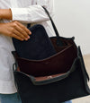 Wristlet Clutch Nubuck Navy