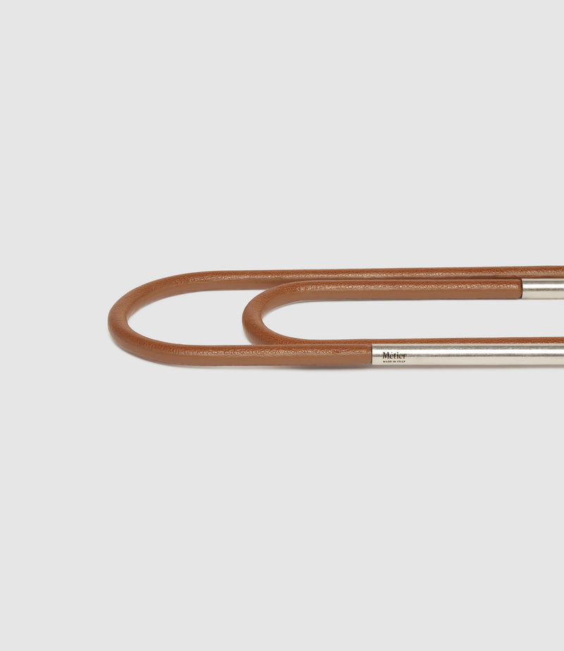 Coffee Table Bookmark Silverstone and Buffalo Cognac