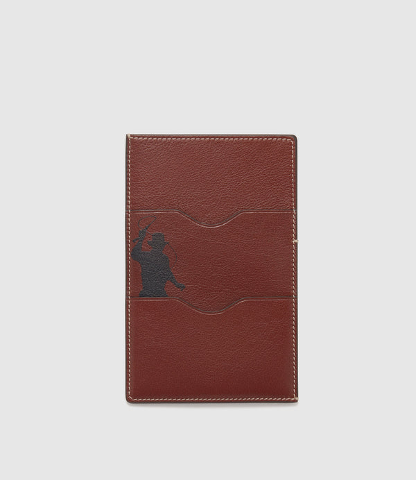 INDIANA JONES™ Thin Travel Wallet Rust Elvis Leather