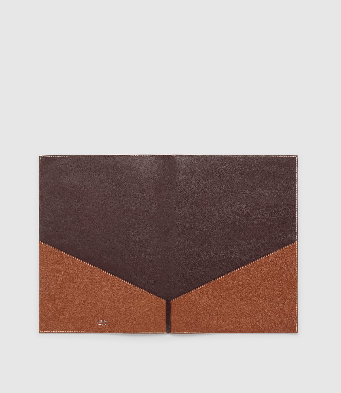 A4 Leather Folder Buffalo Cognac