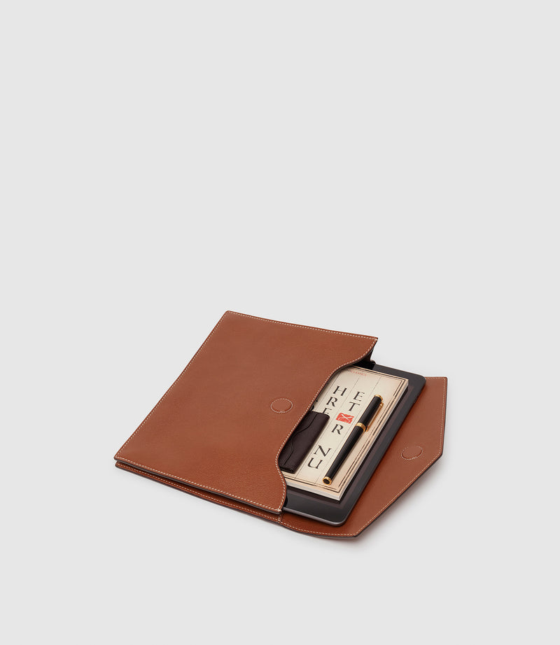 Tablet Folio Buffalo Cognac