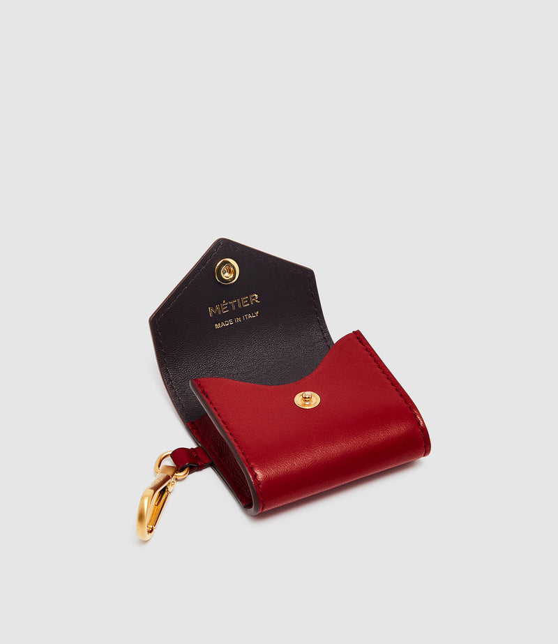 Airpods Case Buttery Nappa Pomodoro