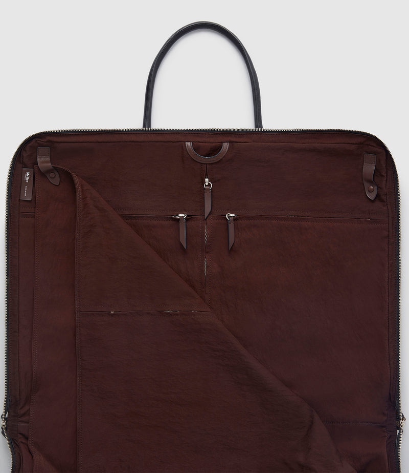 Closer Suit Carrier Elvis Black with Buffalo Cognac