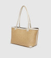 Cala 32 Woven Sahara With Smooth Calfskin White Sand