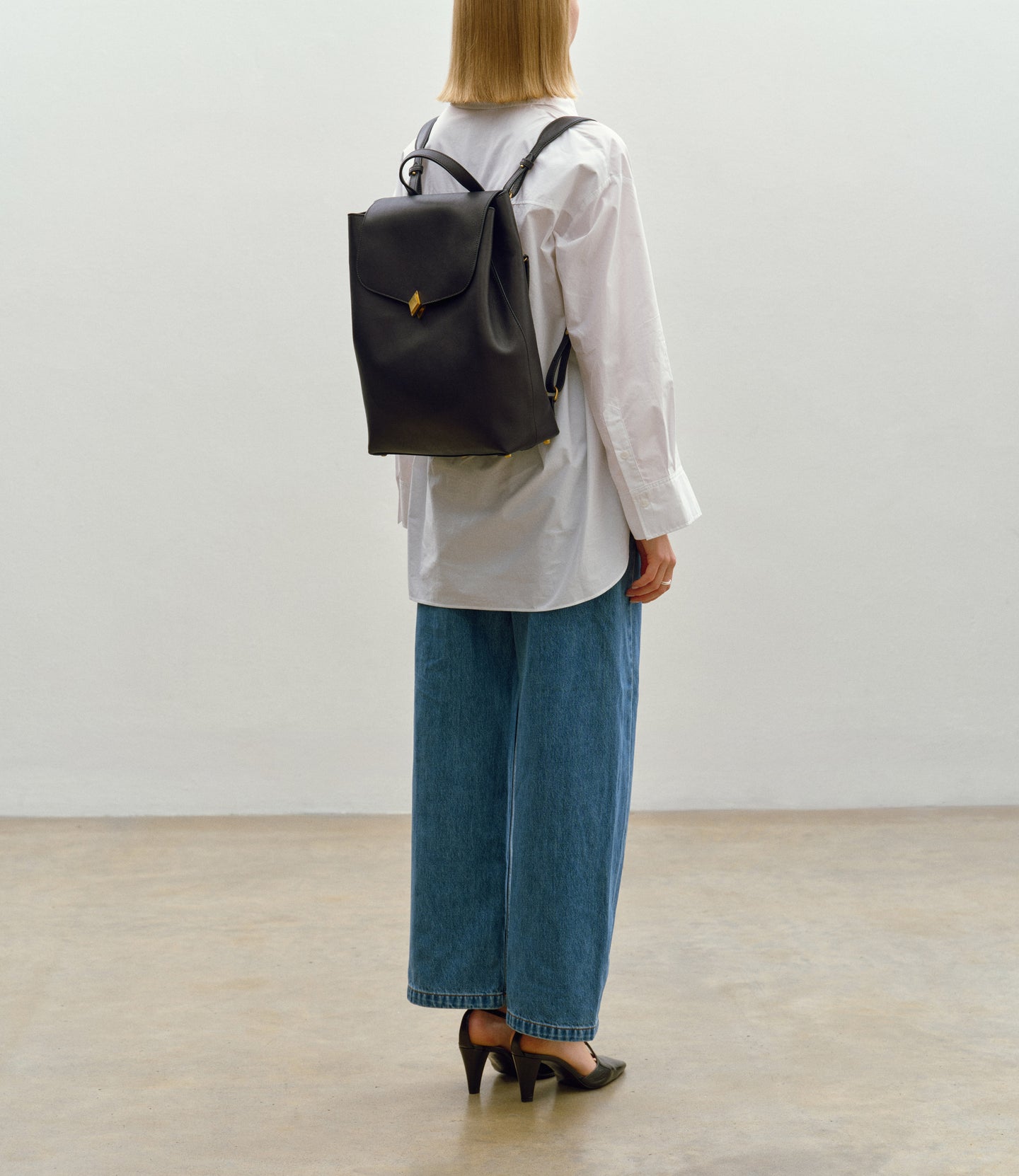 Edge Backpack Supple Calfskin Black