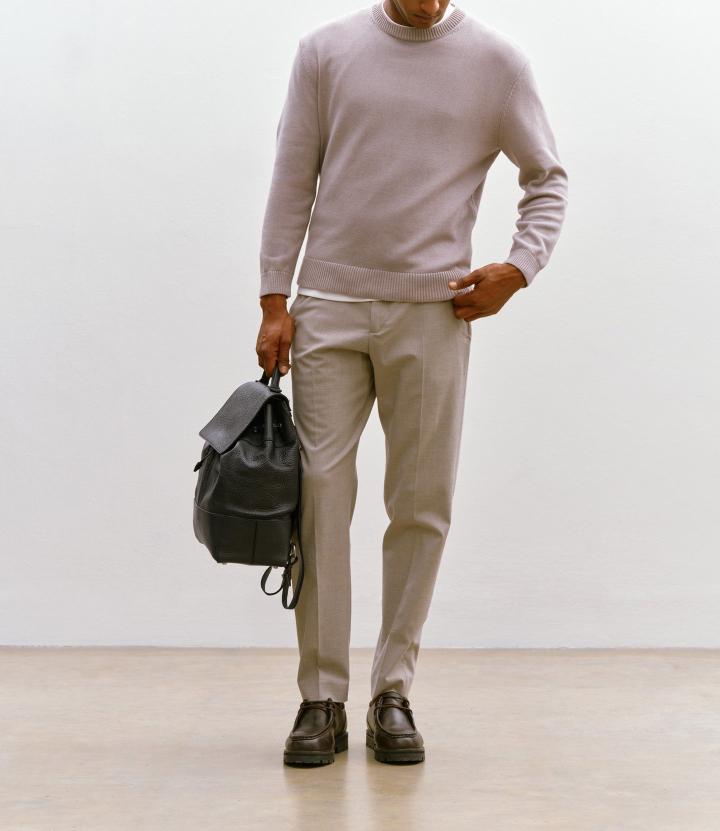 Glide Backpack Full Grain Black