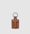 Letter Key Ring Buffalo Cognac