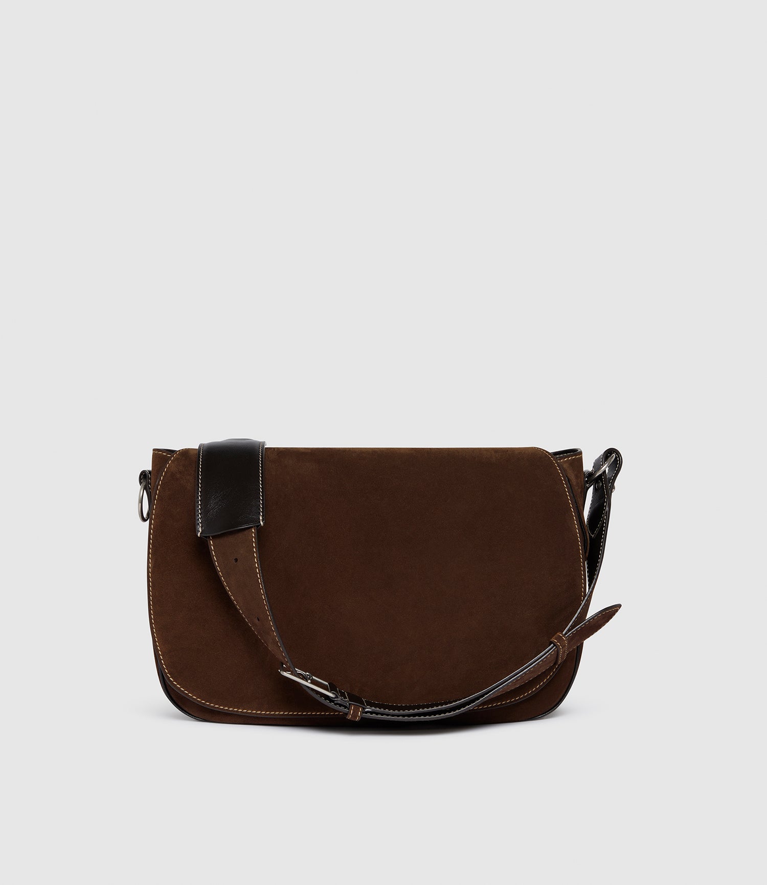 Suede messenger bag on sale