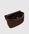 Hunter Messenger Suede Chocolate