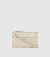 Incognito Clutch Smooth Calfskin White Sand