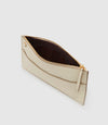 Incognito Clutch Smooth Calfskin White Sand