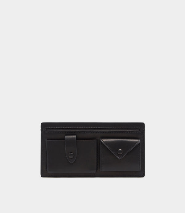 Inside Out Wallet Nappa Black