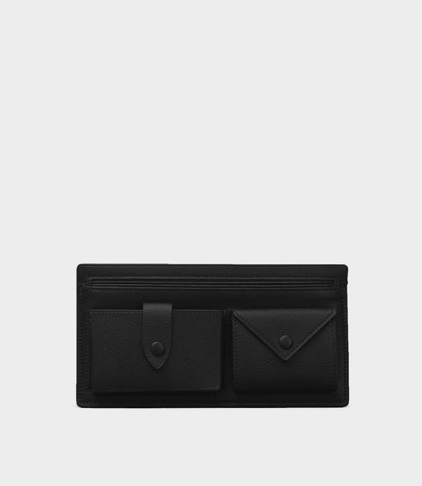 Inside Out Wallet Buffalo Black