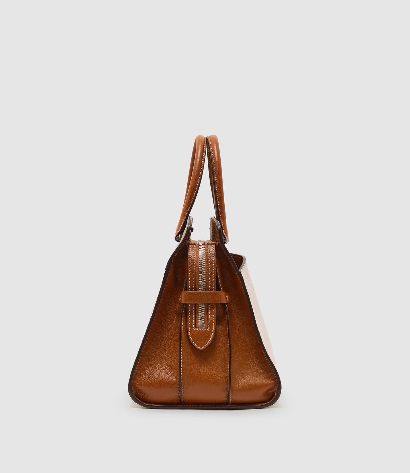 Private Eye Natural Linen and Buffalo Cognac