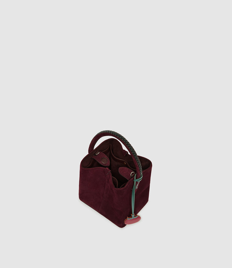 Métier x Gohar World Vérité Mini Buttery Suede with Elvis Amarone with Racing Green