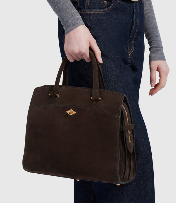 Private Eye Slim Suede Chocolate