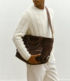 Racer Tote Suede Chocolate