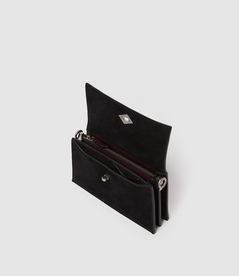 Roma Mini Buttery Suede Black