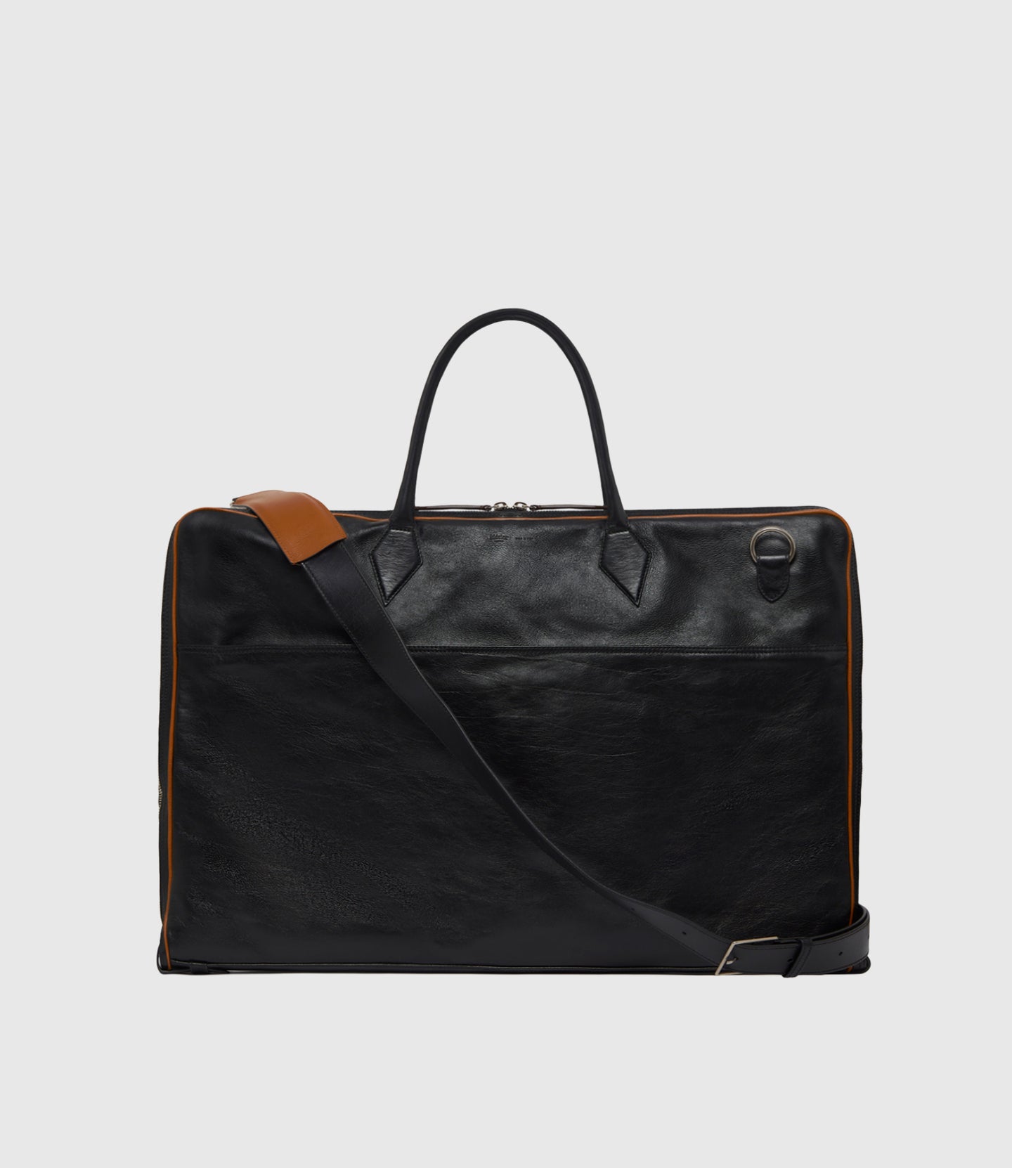 Closer Suit Carrier Elvis Black with Buffalo Cognac