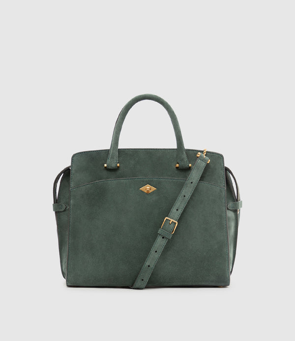 Private Eye Slim Suede Emerald