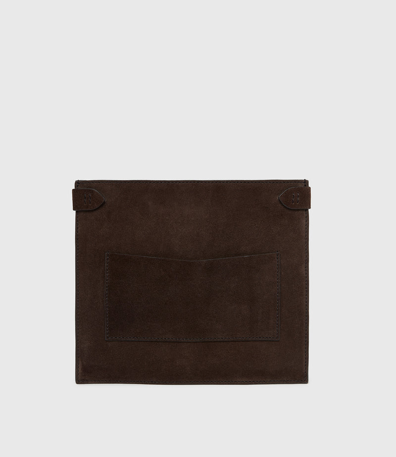 Stowaway Crossbody Suede Chocolate