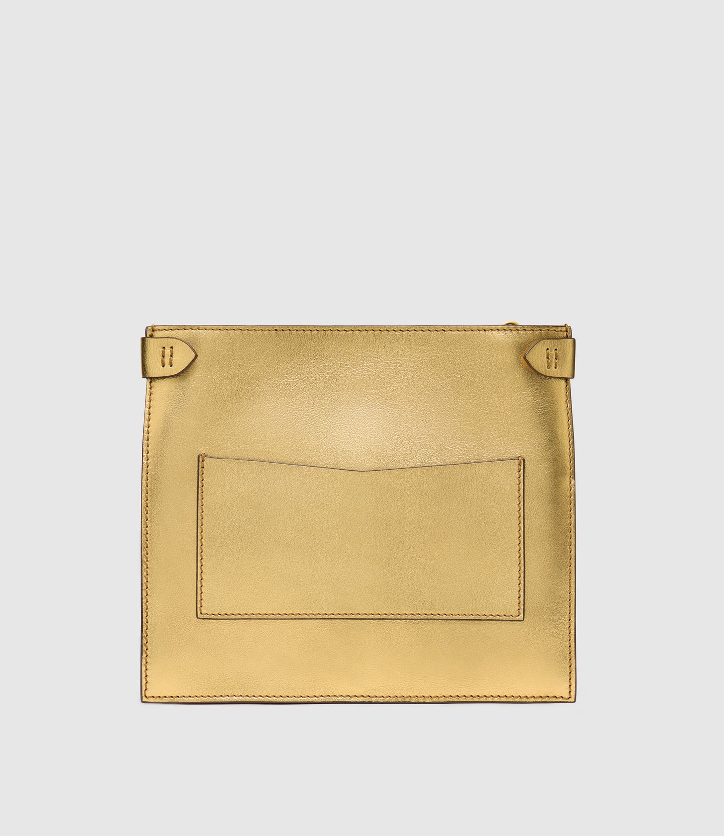 ISSIMO | Métier Stowaway Metallic Calfskin Gold