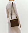 Stowaway Crossbody Suede Chocolate