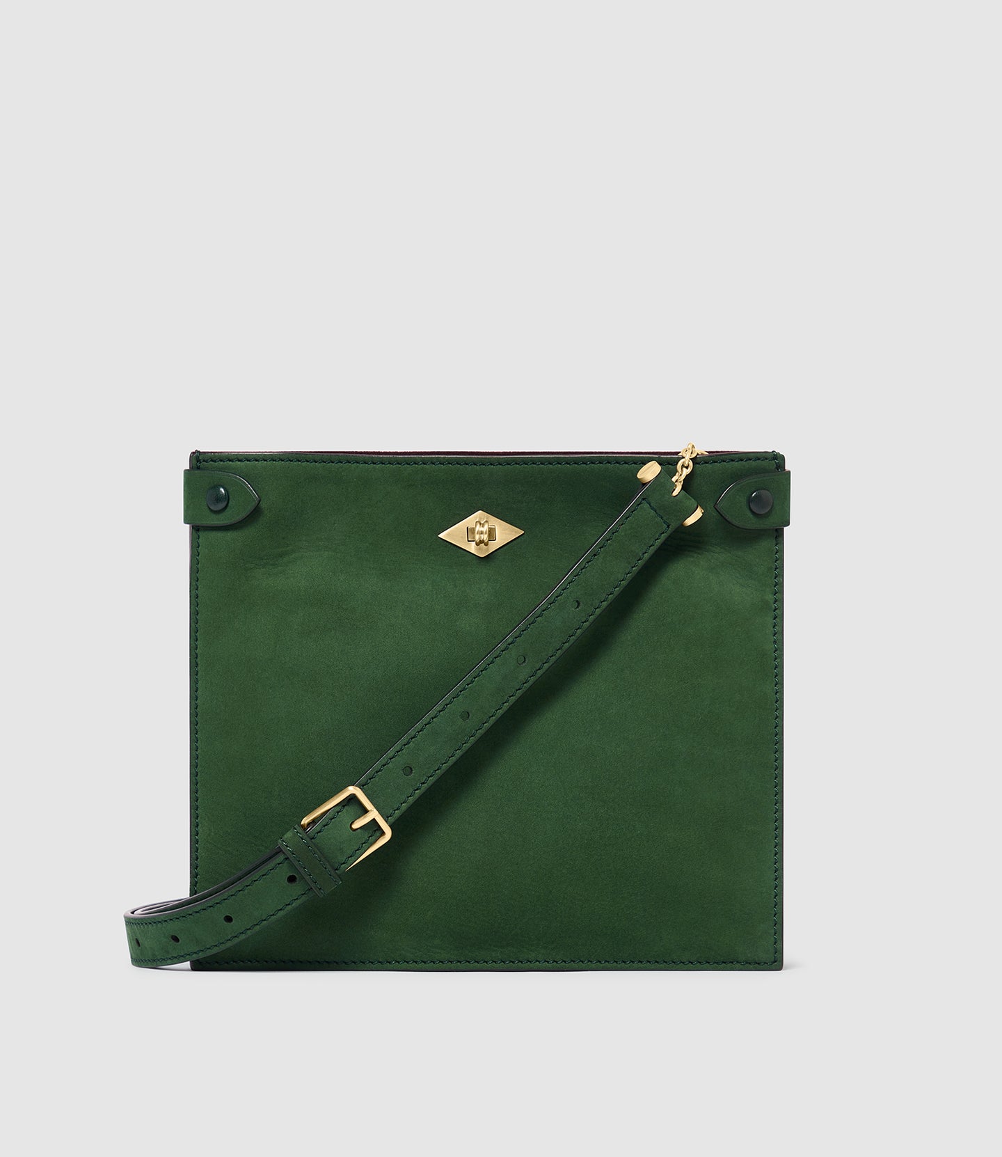 Stowaway Crossbody Nubuck Bright Emerald