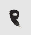 Webbing Strap Black With Silver Hardware