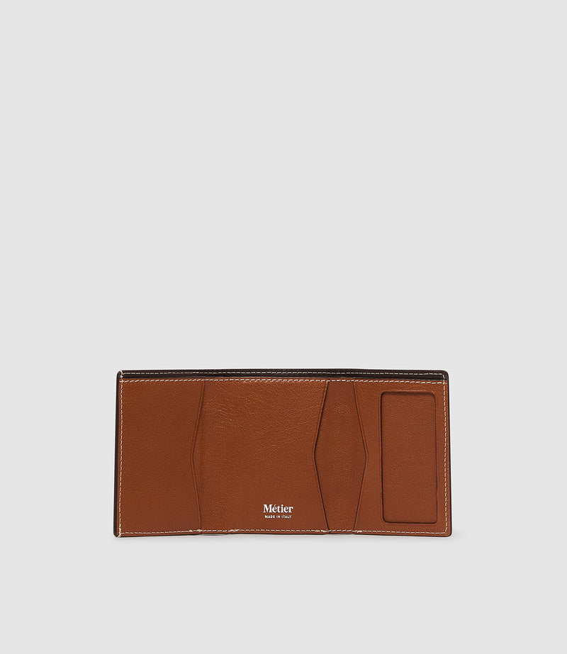 Trifold Wallet Buffalo Cognac