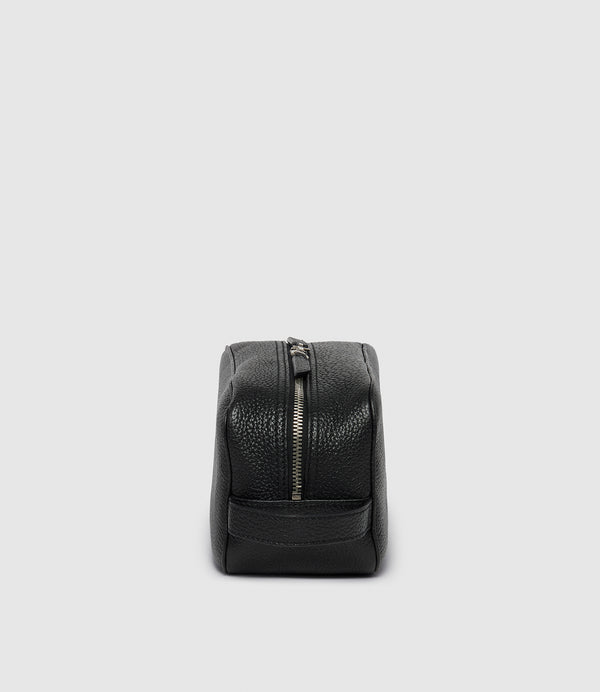 Wash Bag Full Grain Black