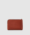 Wristlet Clutch Nubuck Rust