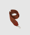 Webbing Strap Rust With Silver Hardware
