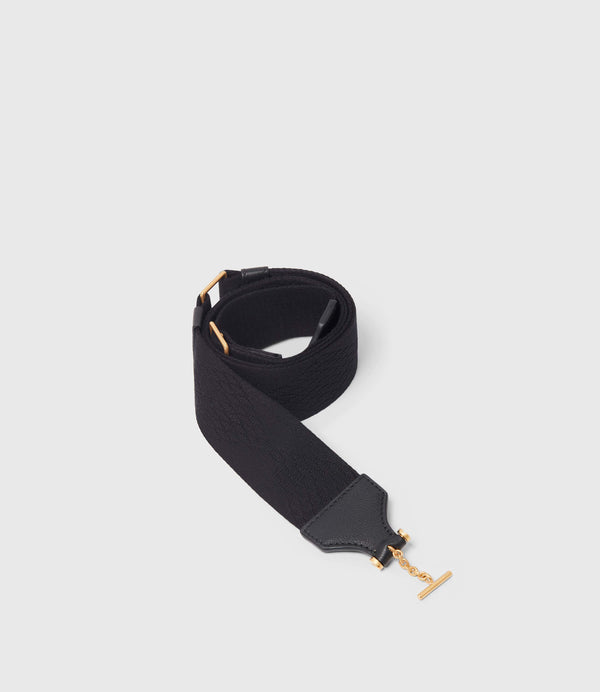 Women's Diamond Webbing Strap Black