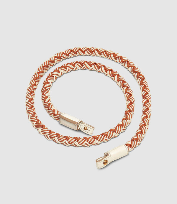 Corded Strap Sienna and White Sand