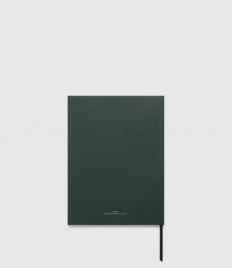 11" Dot Grid Notebook Paper Forest Green