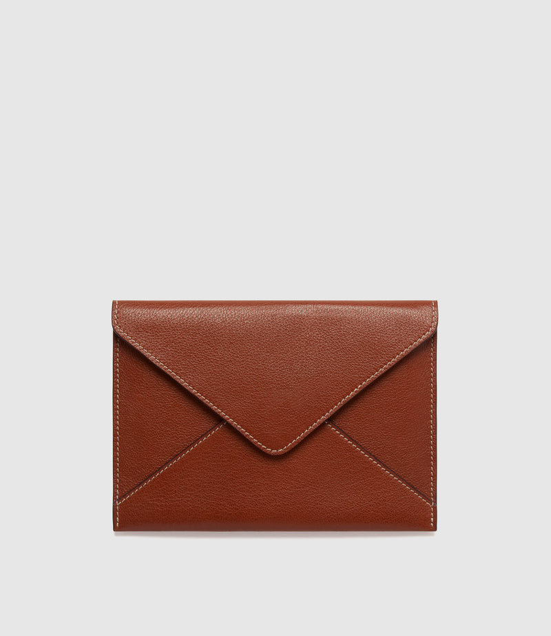 A6 Envelope Buffalo Cognac