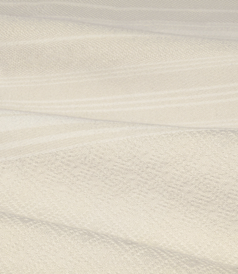 Small Beach Blanket Sustainable Cotton Moroccan Jacquard and Natural