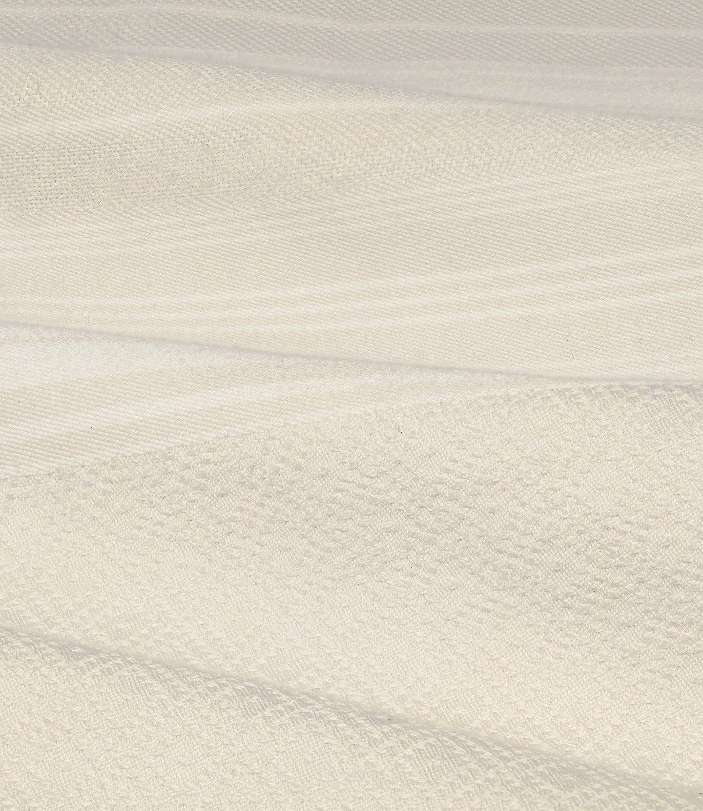 Large Beach Blanket Sustainable Cotton Moroccan Jacquard and Natural