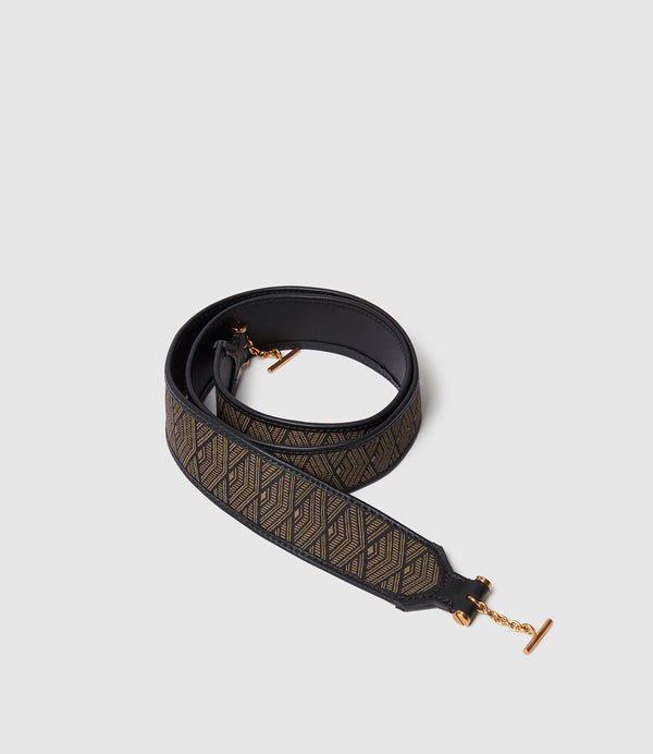 Customisation Shoulder Strap Jacquard Black