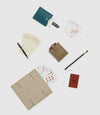 Playing Cards and Deck of Cards Case Set Smooth Calfskin Taupe
