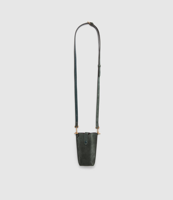 Minimalist Double Suede Emerald