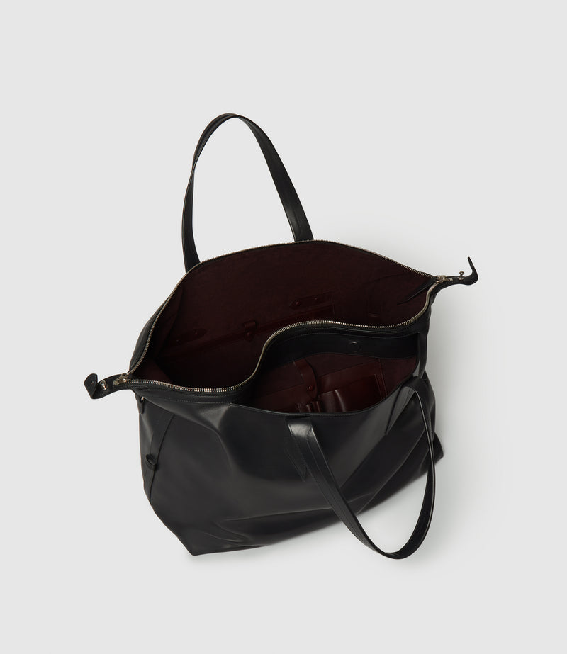 Nomad Weekend Atelier Calfskin Black