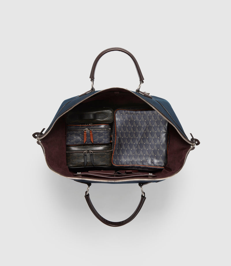 Vagabond Duffle Sustainable Cotton Navy