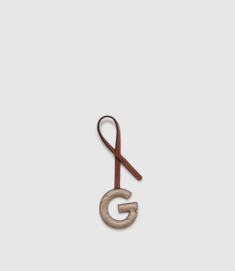 Personalisation Letter Charm Signature Canvas Light