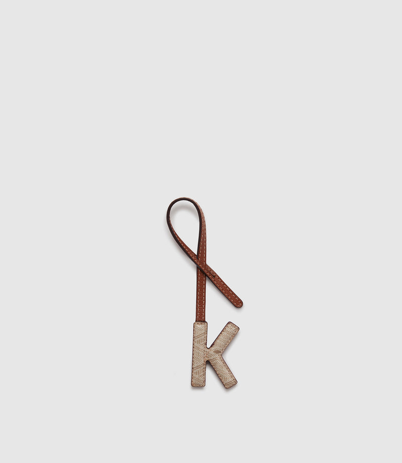 Personalisation Letter Charm Signature Canvas Light