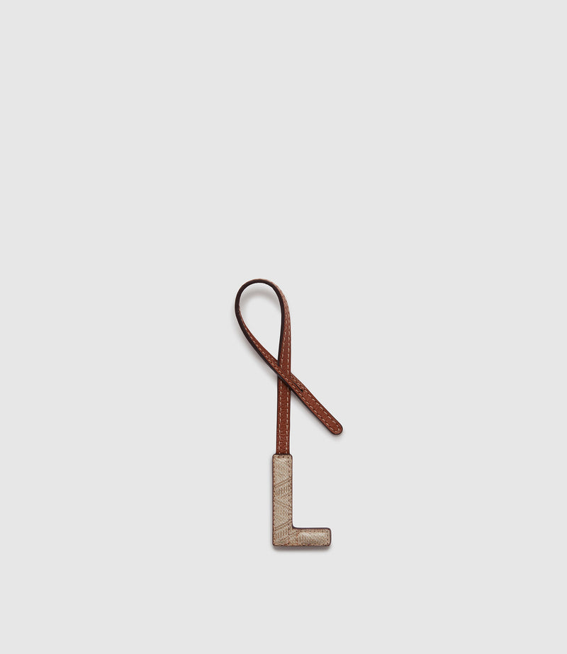 Personalisation Letter Charm Signature Canvas Light