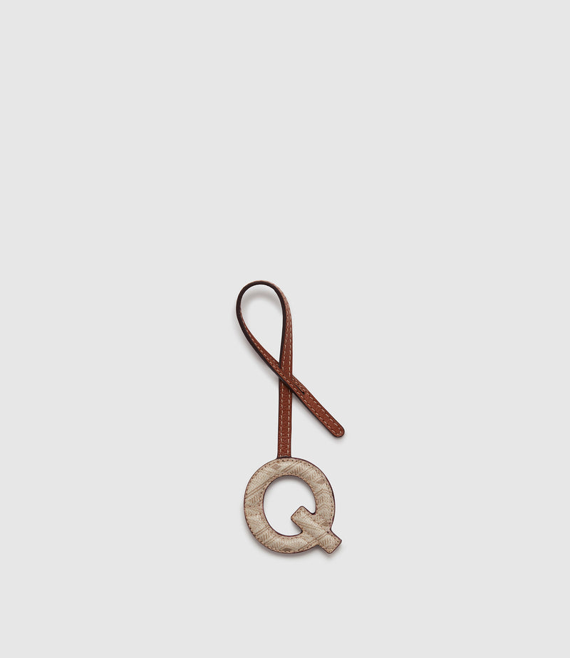 Personalisation Letter Charm Signature Canvas Light